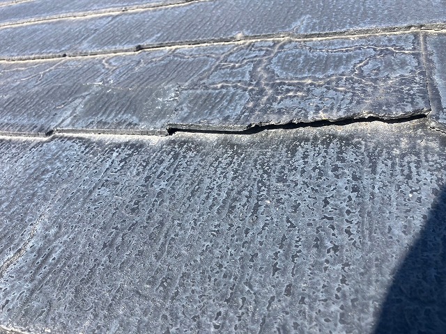 一部破損被害が発生したカラーベスト